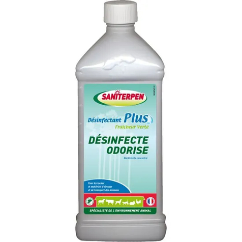 SANITERPEN - Désinfectant Plus Fraicheur Verte 1L SANITERPEN - Désinfectant Plus Fraicheur Verte 1L