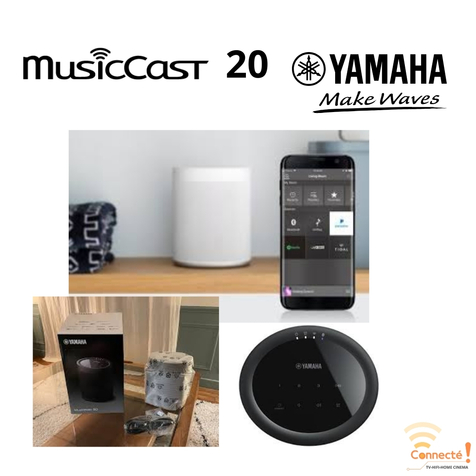  Chaîne Hi-Fi Yamaha MusicCast 200 Bluetooth / WIFI Coloris noir ,blanc 