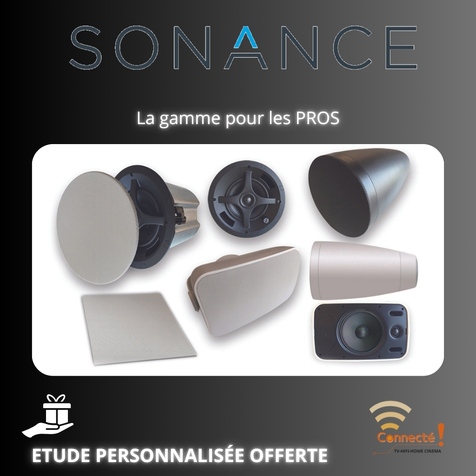 SONANCE chez Connecté! PERPIGNAN -SONORISATION POUR LES PROFESSIONNELS- étude sonore sur mesure OFFERTE -ECOLE /RESTAURATIONS/BUREAUX...