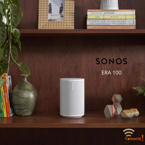 SONOS ARC 5.1 ERA 100 NOIR Chez Connecté! Sans fil et sans contrainte Ajoutez un Sonos Sub à votre système home cinéma en Wi-Fi, à l'aide de l'...