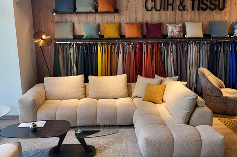 Cuir Center Perpignan • canapés sur mesure en cuir ou tissu au Carré d'or