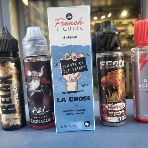 E-liquides fruités et E-liquides gourmands en 50ml Chez La cigale catalane Céret, Le Boulou, Saint jaen pla de corts, Amélie les bains, Le perthu...