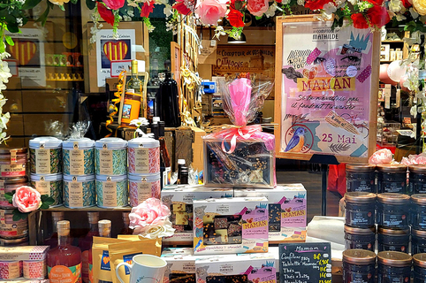Le Comptoir de Mathilde Claira Perpignan propose des produits gourmands, chocolats et épicerie fine. (® SAAM S .Delchambre)