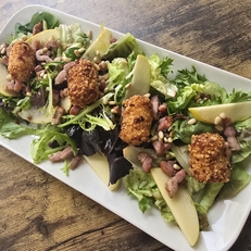 Salade chèvre miel Au coin gourmand Perpignan 