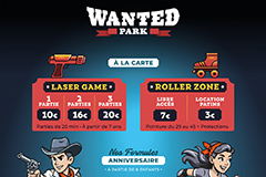Wanted Park Perpignan • Tarifs