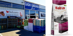 Cash Graines sud annonce une promotion sur les croquettes pour chiens Bab’in Cash Graines sud annonce une promotion sur les croquettes pour chiens Bab’in