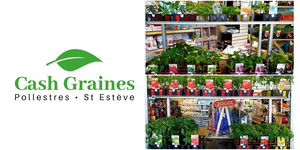Cash Graines Pollestres vend des plants de fleurs et de légumes Cash Graines Pollestres vend des plants de fleurs et de légumes