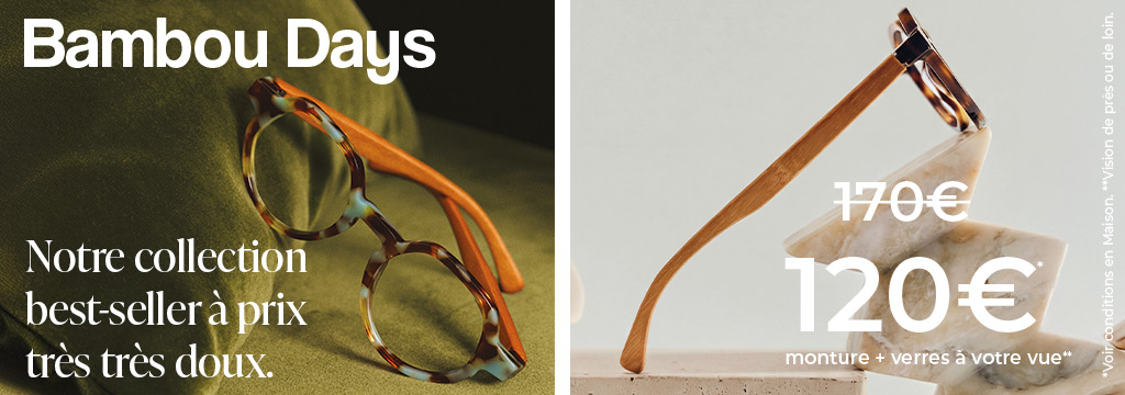 Acuitis Perpignan • Opticien • montures de la gamme BAMBOU