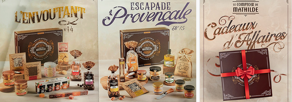 Le Comptoir de Mathilde Perpignan-Claira • grande sélection de cadeaux de Noël d'entreprise.