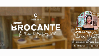 Foire Brocante Perpignan au centre commercial Carré d’Or du 15 au 22 février 2025