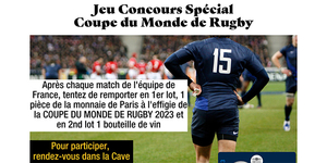Jeu concours « Spécial Coupe du Monde de Rugby » chez Cavavin Perpignan