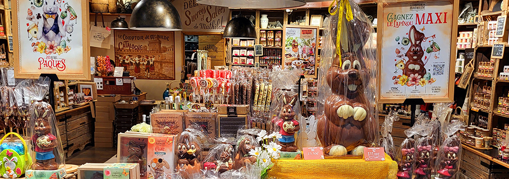 Chocolats de Pâques Perpignan chez Le Comptoir de Mathilde Perpignan Claira