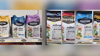 Cash Graines Perpignan vend les croquettes naturelles Ownat .