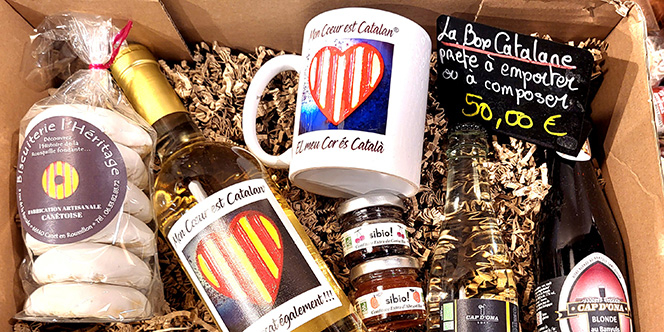 Comptoir de Mathilde Perpignan Claira vend des spécialités catalanes