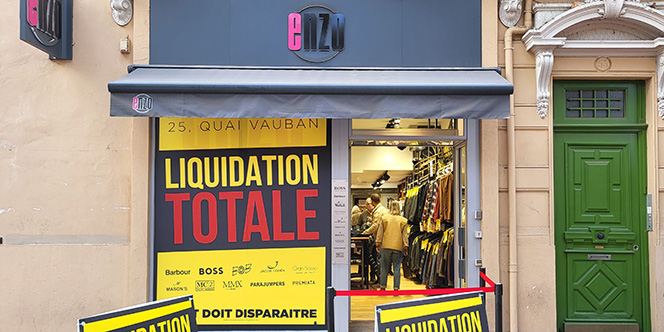 Liquidation totale de votre boutique pour hommes Enzo Perpignan