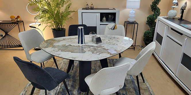 Meubles Logial Perpignan le Boulou • Tables en céramique