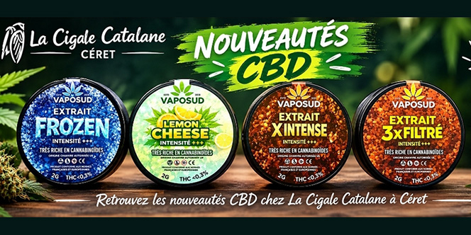 La Cigale catalane Céret : sélection de produits à base de cannabinoïdes - CBD