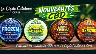 La Cigale catalane Céret : sélection de produits à base de cannabinoïdes - CBD