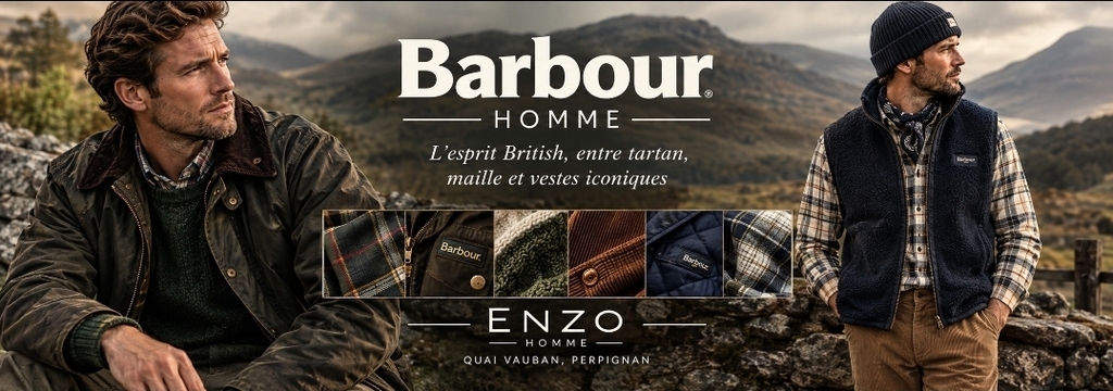 Enzo Perpignan – Vêtements Barbour homme