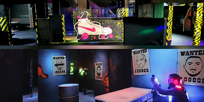 Laser game Perpignan chez Wanted Park Perpignan • Roller musical Perpignan