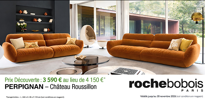 Roche Bobois Perpignan : découvrez les créations 