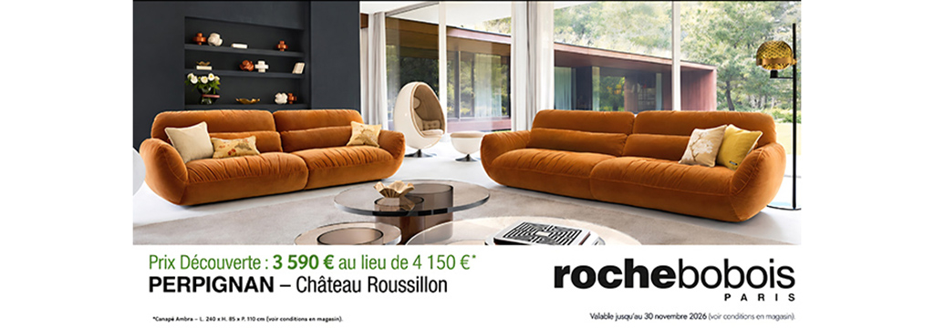 Roche Bobois Perpignan : découvrez les créations Automne-Hiver 2026