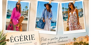 Soldes d'été de Egérie à Canet Plage.
