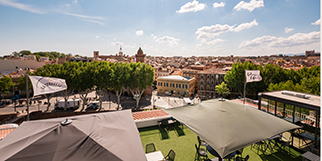 La Terrasse Perpignan Rooftop Restaurant vue panoramique • Galeries Lafayette (® la terrasse)