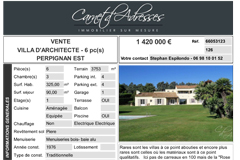 Maison contemporaine Perpignan sur parc par Carnet d’adresses Immobilier