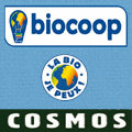 Logo de la boutique Bio Cosmos sur l'avenue de Prades dans la ville de Perpignan