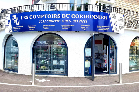 Les Comptoirs du Cordonnier propose des services de cordonnerie à Elne et du multi-services 